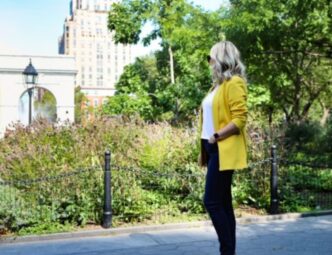 Michelle Perchuk in Washington Square Park